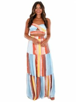 Luxxel Playsuits Imagination Stripe Two Piece Set