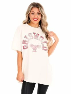 Livy Lu Sale Griswold Off White Thrifted Tee