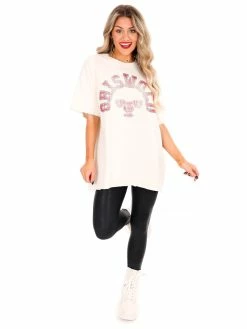 Livy Lu Sale Griswold Off White Thrifted Tee