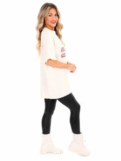 Livy Lu Sale Griswold Off White Thrifted Tee