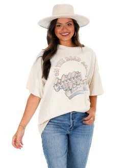 Livy Lu Willie Nelson OTR Metal Thrifted Tee