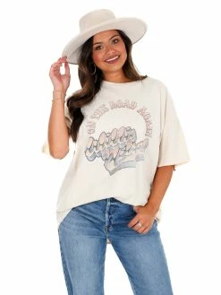 Livy Lu Willie Nelson OTR Metal Thrifted Tee