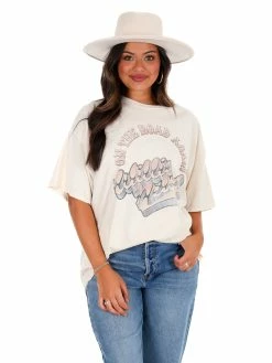 Livy Lu Willie Nelson OTR Metal Thrifted Tee