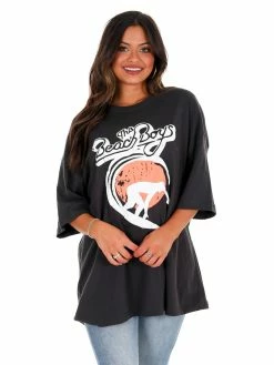 Livy Lu The Beach Boys Classic Puff Oversized Tee T-Shirts
