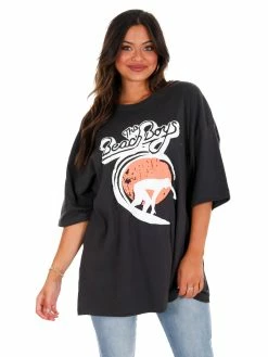 Livy Lu The Beach Boys Classic Puff Oversized Tee T-Shirts