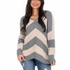 Miracle Left And Right Chevron Sweater