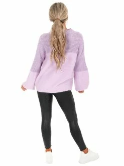 Miracle Don't You Worry Contrast Sweater Tops