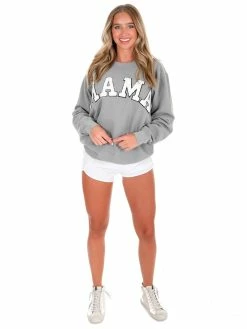 Josie's Boutique T-Shirts Chenille MAMA Sweatshirt