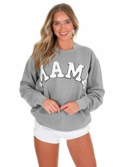 Josie's Boutique T-Shirts Chenille MAMA Sweatshirt