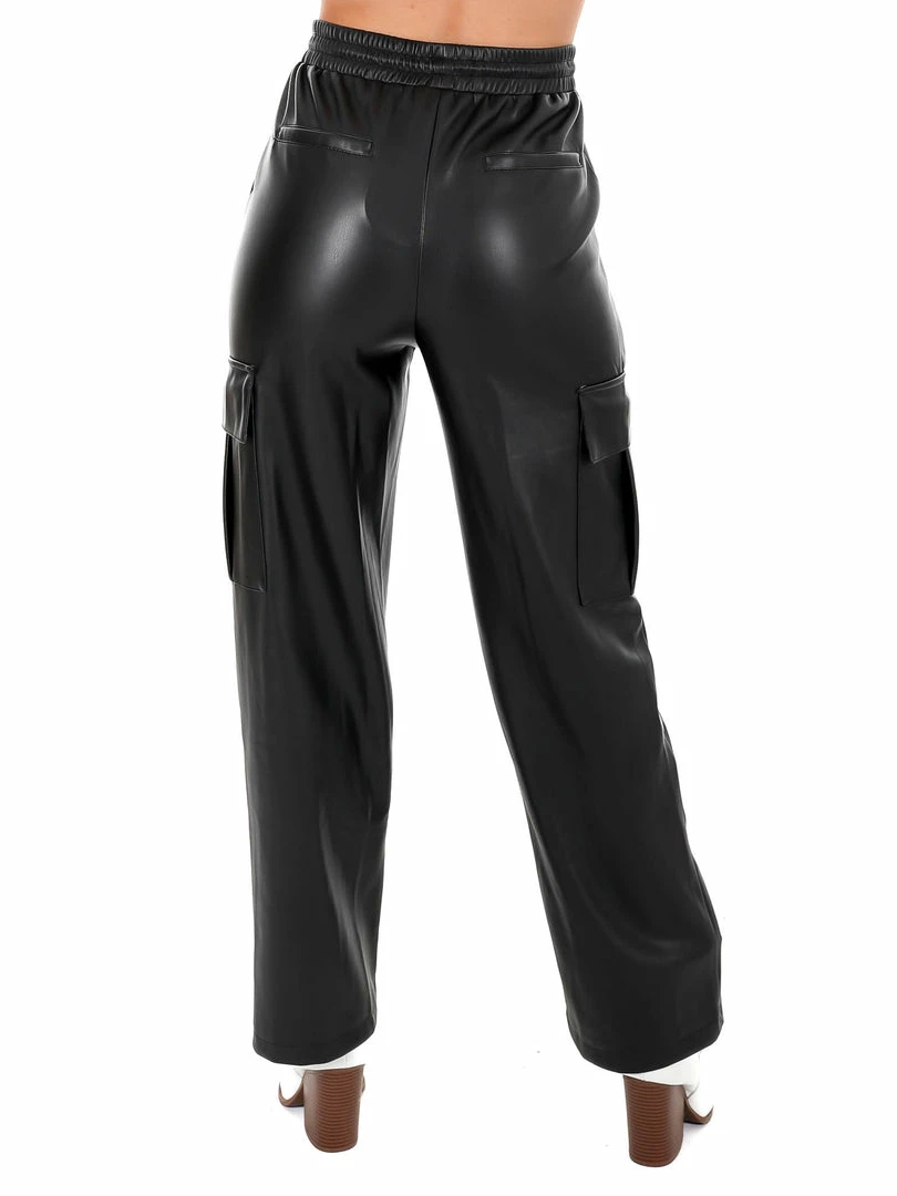 Outlet ๐ Aaron & Amber Slow Down Leather Cargo Pants Bottoms ๐ 4 Aaron & Amber Slow Down Leather Cargo Pants Bottoms