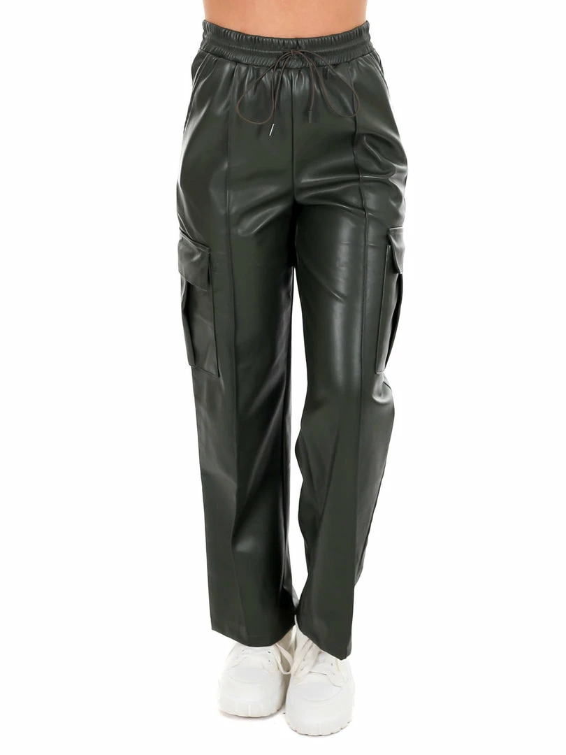 Outlet ๐ Aaron & Amber Slow Down Leather Cargo Pants Bottoms ๐ 5 Aaron & Amber Slow Down Leather Cargo Pants Bottoms