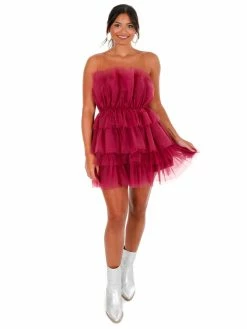 Mable Dresses My Ballerina Organza Ruffle Mini Dress