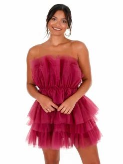 Mable Dresses My Ballerina Organza Ruffle Mini Dress