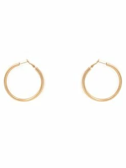 RNK 1.5 Inch Hollow Hoop Earrings