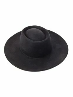 Accessories Step By Step Black Wool Hat