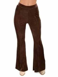 En Merci Thing Called Love Velvet Flare Pants