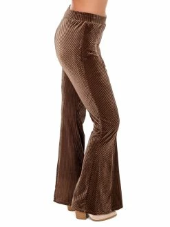 En Merci Thing Called Love Velvet Flare Pants