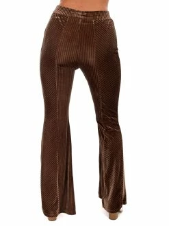 En Merci Thing Called Love Velvet Flare Pants