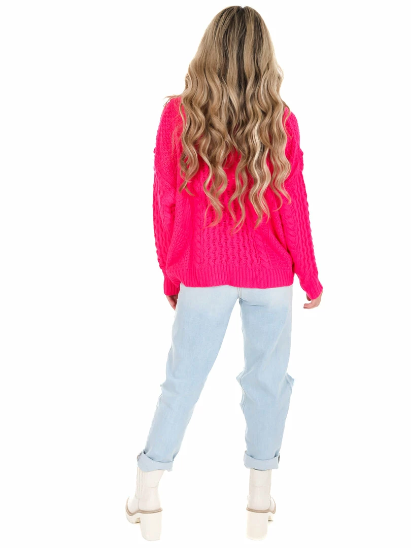 Hot Sale ๐ En Merci On Your Mind Cable Knit Sweater Tops ๐ 7 En Merci On Your Mind Cable Knit Sweater Tops