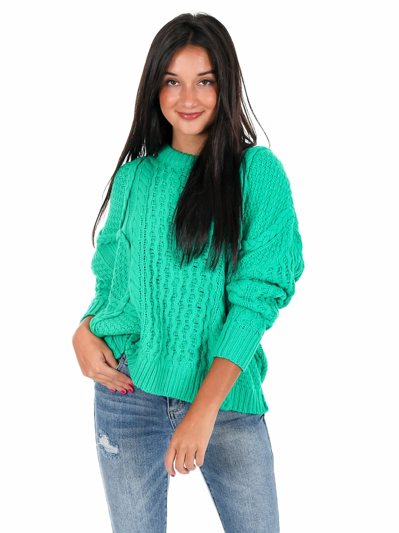 Hot Sale ๐ En Merci On Your Mind Cable Knit Sweater Tops ๐ 14 En Merci On Your Mind Cable Knit Sweater Tops
