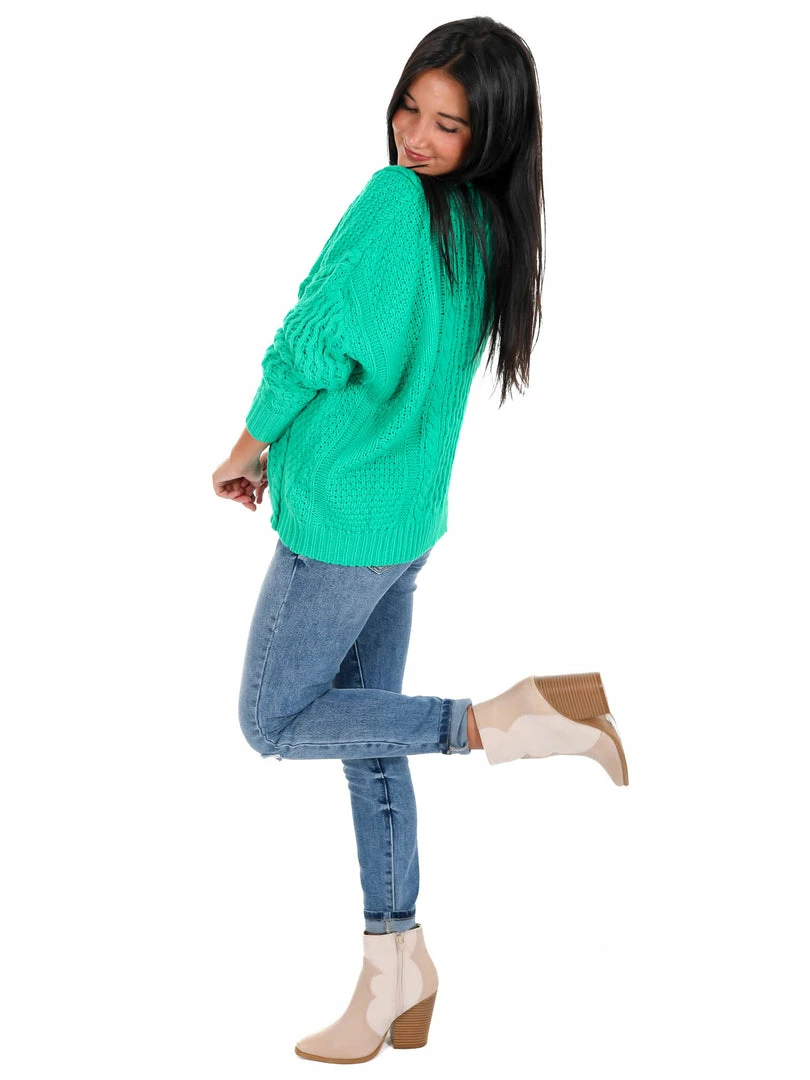 Hot Sale ๐ En Merci On Your Mind Cable Knit Sweater Tops ๐ 19 En Merci On Your Mind Cable Knit Sweater Tops