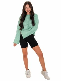 En Merci Sale Call Your Name Diamond Knit Sweater