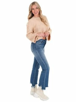 En Merci Sale Call Your Name Diamond Knit Sweater