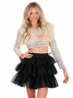 Top 10 ๐ Mable Bottoms Where You Belong Layered Tulle Mini ๐ Skirt ๐ 11 Mable Bottoms Where You Belong Layered Tulle Mini Skirt