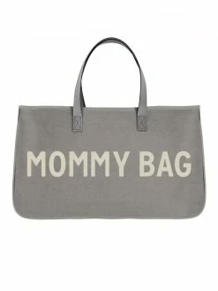 Accessories Mommy Bag Grey Canvas Tote