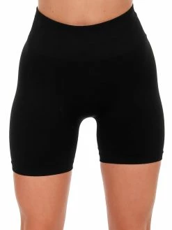 NikiBiki Race Is On Black Highwaist Biker Shorts