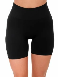 NikiBiki Race Is On Black Highwaist Biker Shorts