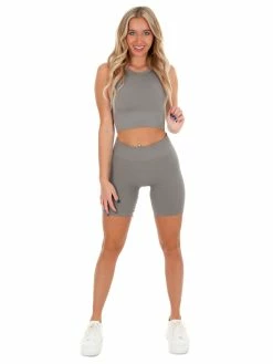 NikiBiki JB Fit Race Is On Velvet Sage Highwaist Biker Shorts