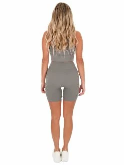 NikiBiki JB Fit Race Is On Velvet Sage Highwaist Biker Shorts