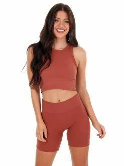 NikiBiki Race Is On Mahogany Highwaist Biker Shorts JB Fit