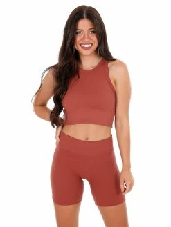 NikiBiki Race Is On Mahogany Highwaist Biker Shorts JB Fit