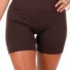 NikiBiki JB Fit Bigger Picture Vintage Chocolate Highwaist Biker Shorts