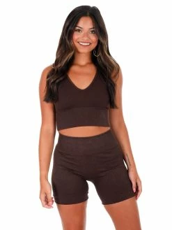 NikiBiki JB Fit Bigger Picture Vintage Chocolate Highwaist Biker Shorts