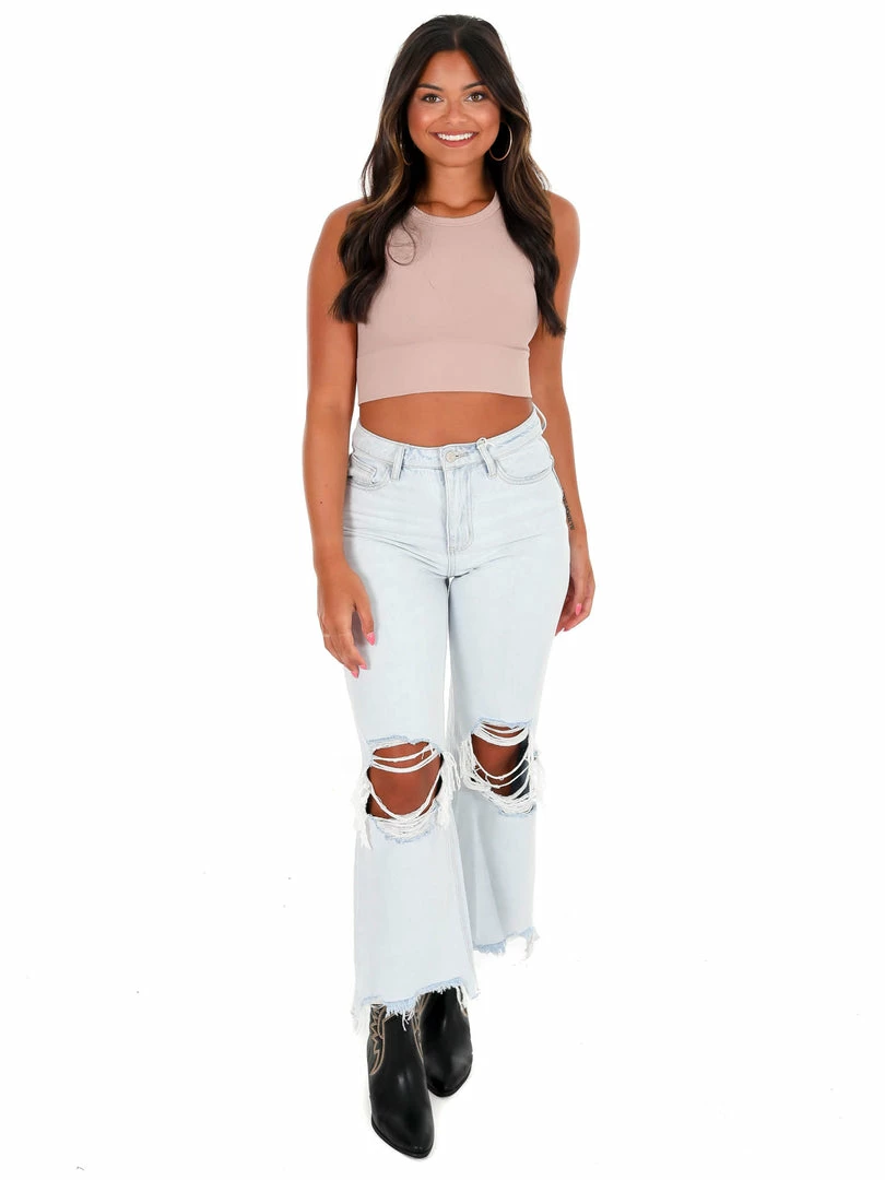 Outlet ๐ NikiBiki Tops Believe In Me Chevron Crop Top ๐ 10 NikiBiki Tops Believe In Me Chevron Crop Top