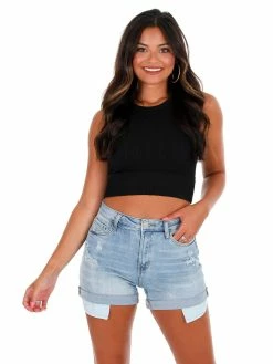 NikiBiki Tops Say Hello Cable Knit Crop Top