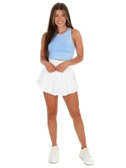 NikiBiki Tops Understand You Chevron Highneck Crop Top