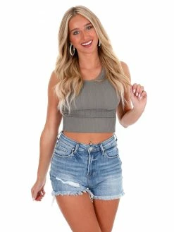 NikiBiki Tops Say Hello Cable Knit Crop Top