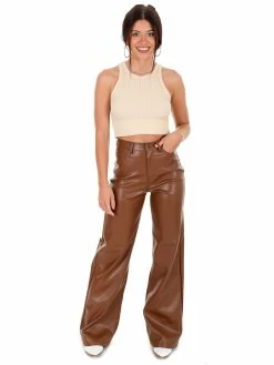 NikiBiki Tops Say Hello Cable Knit Crop Top