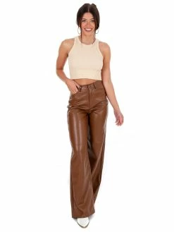 NikiBiki Tops Say Hello Cable Knit Crop Top