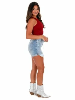 NikiBiki Tops Say Hello Cable Knit Crop Top