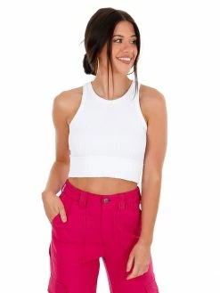 NikiBiki Tops Say Hello Cable Knit Crop Top