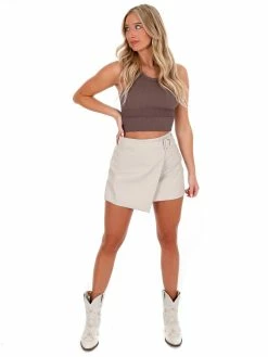 NikiBiki Tops Say Hello Cable Knit Crop Top