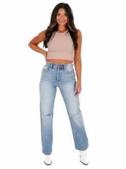 NikiBiki Tops Say Hello Cable Knit Crop Top