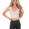 NikiBiki Bigger Picture V-Neck Crop Top Tops