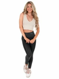 NikiBiki Bigger Picture V-Neck Crop Top Tops