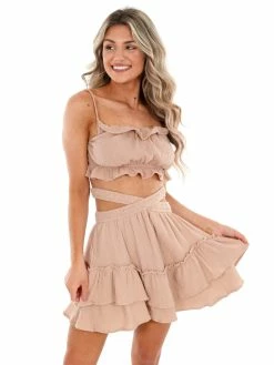 Josie's Boutique Go Your Own Way Smocked Mini Skirt Sale